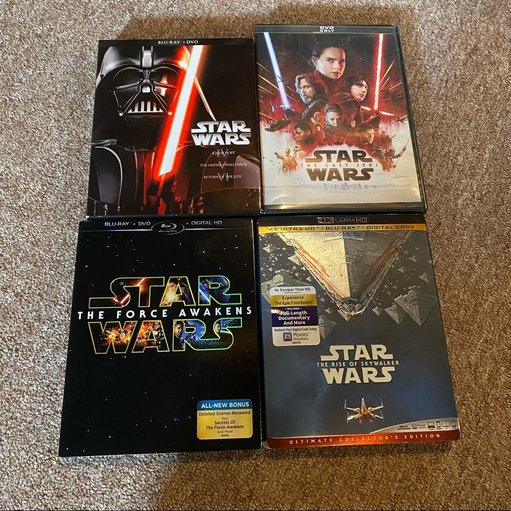 Star Wars Dvd lot